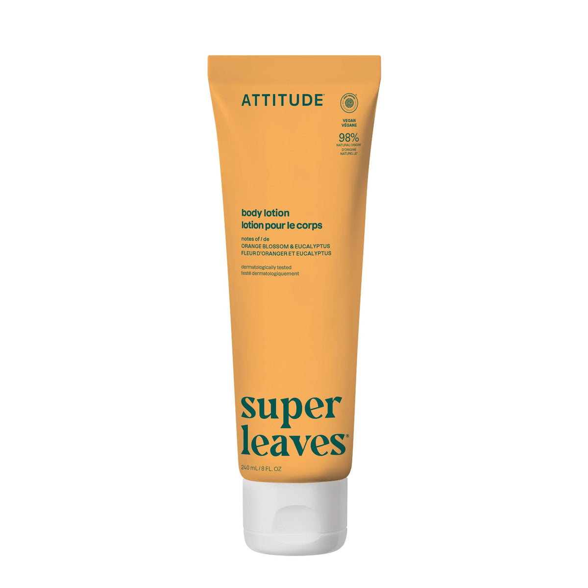Face & Body Lotion, Orange Blossom & Eucalyptus, 8 Fl Oz