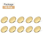 Metal Antiqued Button 15mm 10pcs, Gold