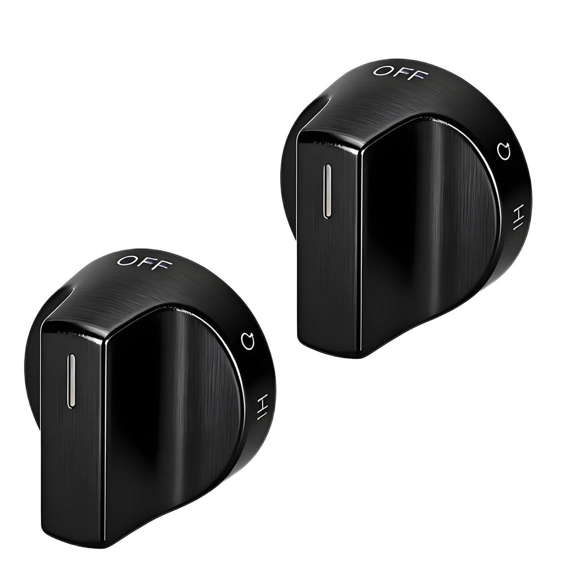 Installation Metal Stove Knob for WFG550S0LB4, 2pcs