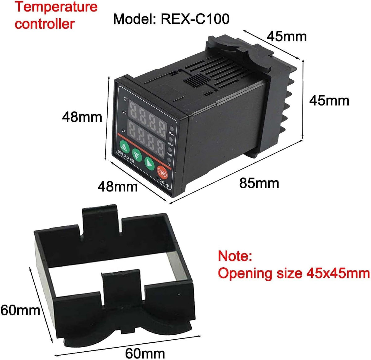 REX-C100 PID Temperature Controller Kit with SSR-40DA