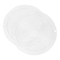 1Pair Clear Range Hood Lamp Shade Replacement Kitchen Light Cover for Various Models Easy Installation Construction Enhanced Illumination for Indoor Cooking Spaces