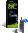 Front/Rear Windshield Washer Fluid Pump Motor With Rubber Grommet