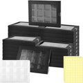 50 Pcs Gift Boxes for Wax Melts Plastic Mold With Box Wax Melt Boxes Crystal Clear Wax Melt Molds Wax Melts
