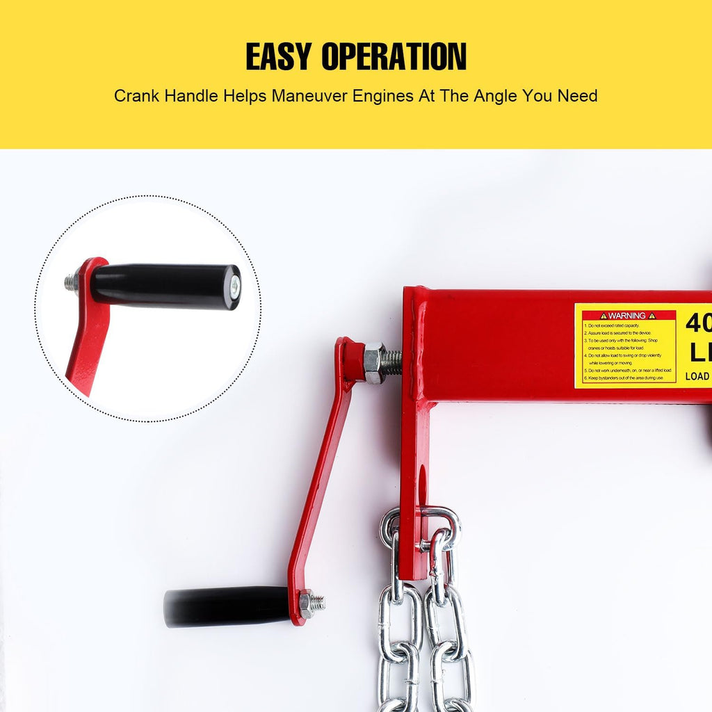 Engine Load Leveler 2 Ton Engine Hoist Load Leveler 4000lbs Heavy Duty Steel Engine Hoist Shop Cran Cherry Picker