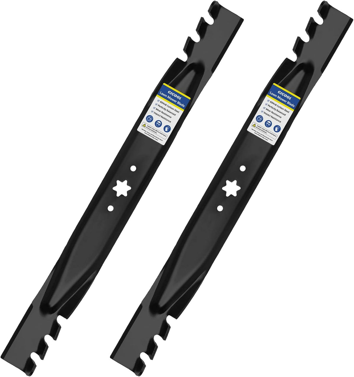 GICOOL 942-04290 Mulching Mower Blades for Cub Cadet 46 Inch Mowers