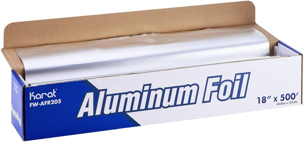 FW-AFR205 18"x 500' Standard Aluminum Foil Roll, Silver