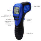 2.5-99999RPM Digital Laser Tachometer MAX/MIN Data Hold Function