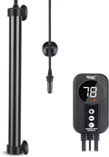 Marine Aquarium Heater 200W,Titanium Heater with Digital LED Controller & Temperature Probe,Submersible Fish Tank