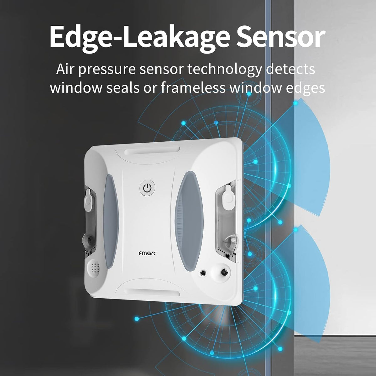 W6 Full-Coverage Window Cleaning Robot with Ultrasonic Water Sprays