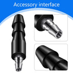 Zhanmai 2 Pcs Vac U Lock Adapter Quick Air Connector Quick Connector Device (Black)