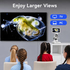 DM301 Pro Microscope for Kids Adults Students, 7" Screen Science Kit | TV/PC View, Camera & Video, Wireless APP