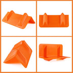 24 Pack Flatbed Edge Corner Protector for Cargo Shipping, Plastic Ratchet Strap Protectors for Tie Downs, Corner