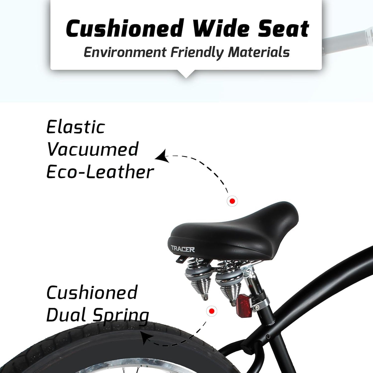 Avalon 26 & 29 Inch Beach Cruiser Bike for Adult Men & Women, 1/7-Speed Disc Brake 3.0 Fat tire Low Step-Through