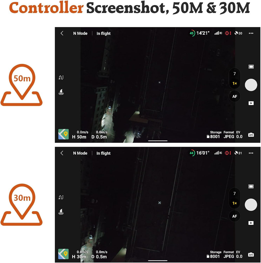 Nighttime Reflective Drone Landing Pad, Fast-fold Double Sided Waterproof Landig Pad Weighted for DJI Mini 5 Pro/ 4/3