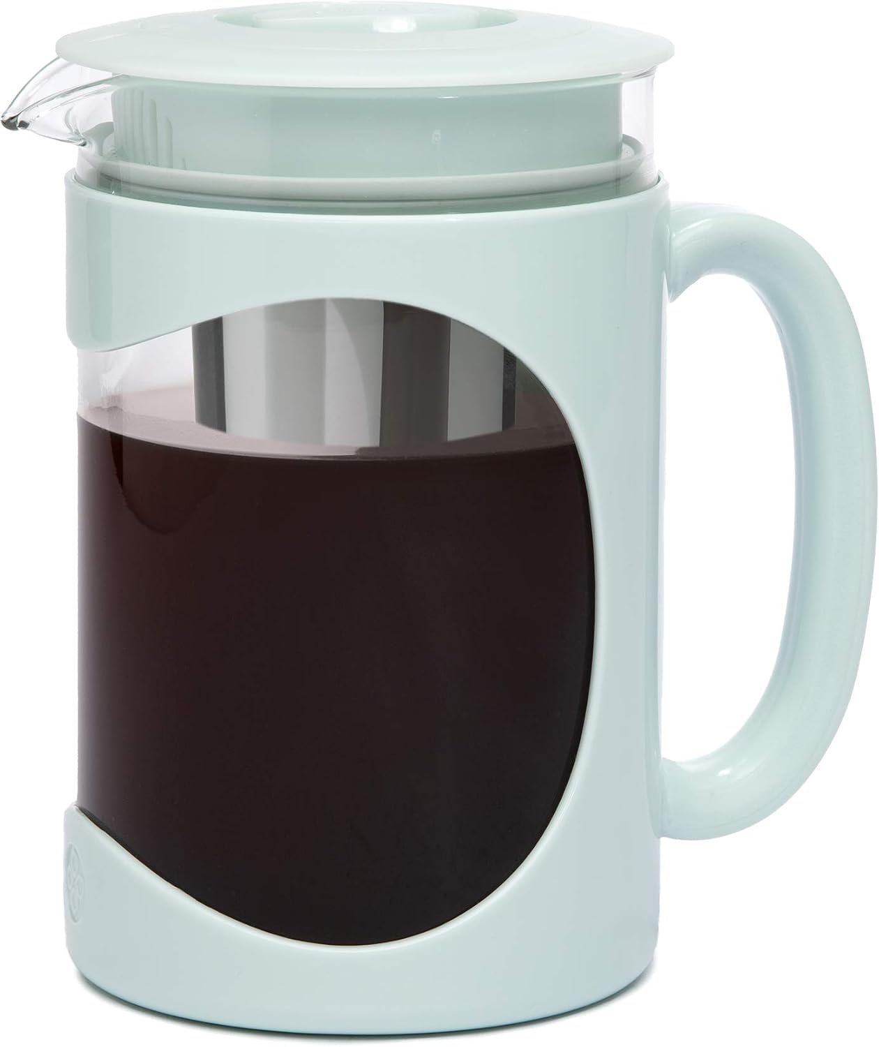 Burke Deluxe Cold Brew Iced Coffee Maker, Comfort Grip Handle, Durable Glass Carafe, Removable Mesh Filter, Perfect 6