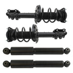 TRQ Front and Rear Complete Strut Assembly & Shock Absorber Kit Complete