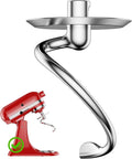 Spiral Dough Hook for KitchenAid 4.5/5 Quart Tilt-Head Mixers
