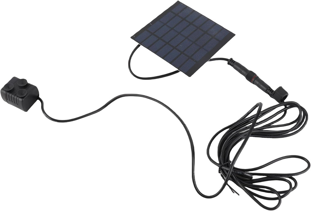 Solar Fountain Heater Mini Solar Fountain Pump Panel Kit – for Garden, Bird Bath, and Pond Decoration – 30-60cm Water