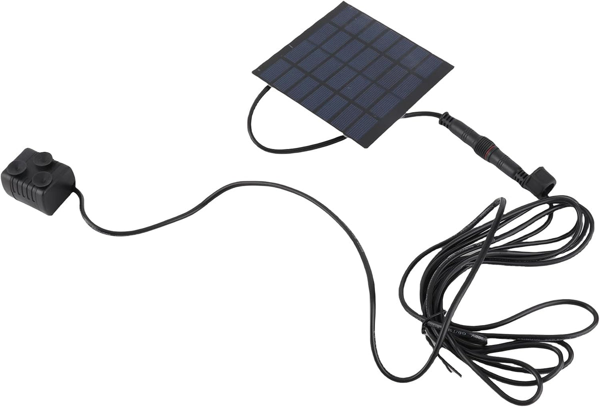 Solar Fountain Heater Mini Solar Fountain Pump Panel Kit – for Garden, Bird Bath, and Pond Decoration – 30-60cm Water
