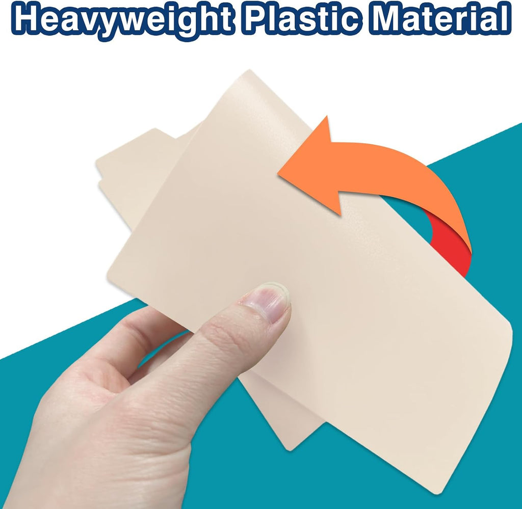 5"x8" Plastic Index Card Dividers, Pastel Colors, 25 Pack | Heavyweight, A-Z, Made of Polypropylene, Alphabetical