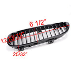 NAAMOTOMOX Glossy Black Front Kidney Grille for 2007-2010 BMW E92 E93 M3