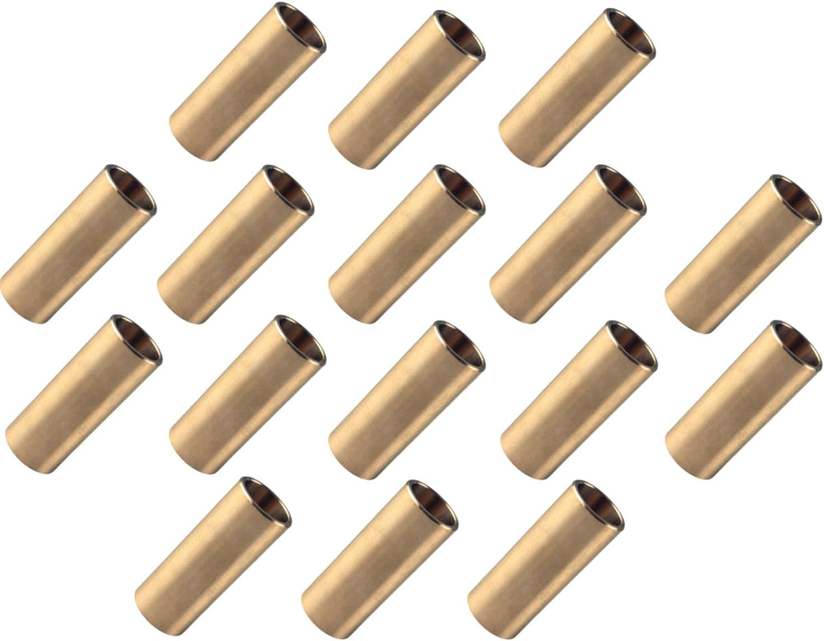Brass Trailer Leaf Spring Bushing Kit Shackle Bushings for Trailer Axle Compatible with Double Eye Springs ID 9/16"