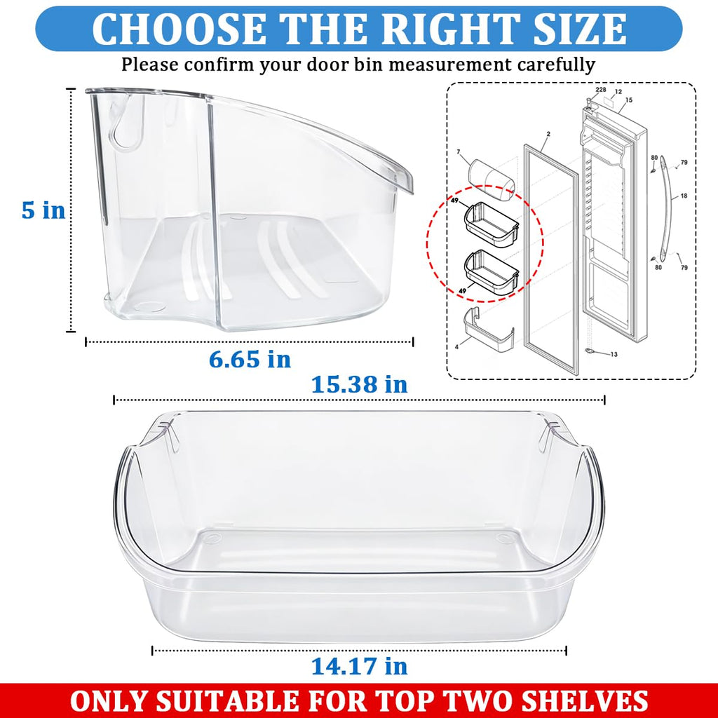 UPGRADE 240356402 Refrigerator Door Bin Replacement Part