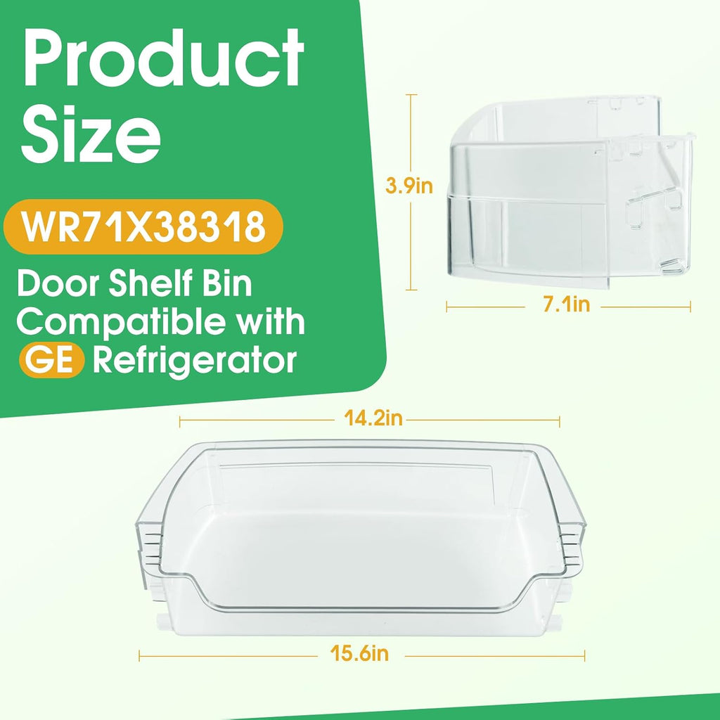 [2026] WR71X38318 WR71X24428 Refrigerator Door Shelf Bin for GE