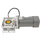 Worm Gear Reducer Motor with Speed Controller 1:50 Reduction, AC 110V 370W Reduction Ratio Gear Motor, Adjustable Variable Speed High Torque Reducer Motor 27 RPM