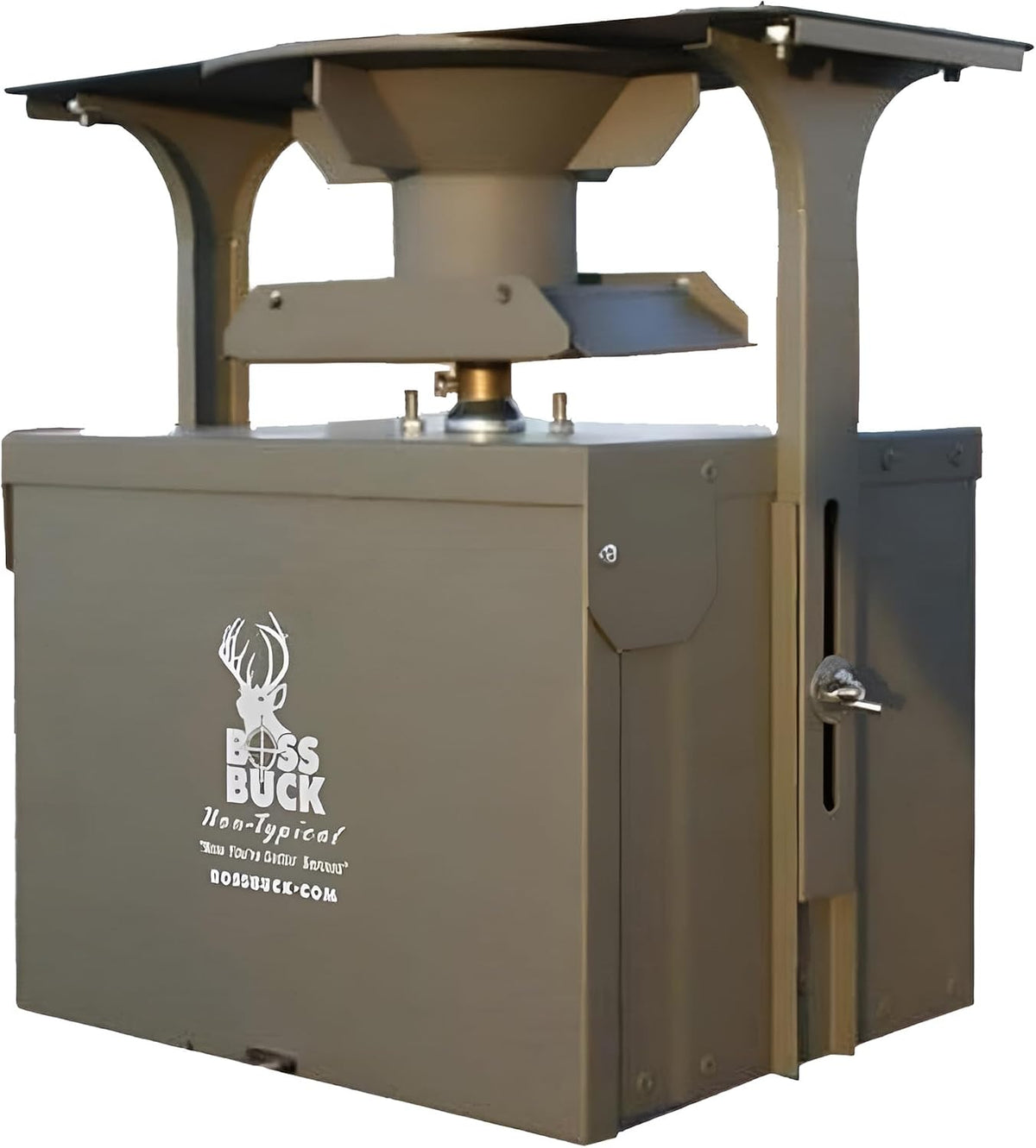 12V Auto Large Feed Kit | Hunting Versatile Automatic Durable Steel Control Box with Digital Timer & Motor for Deer