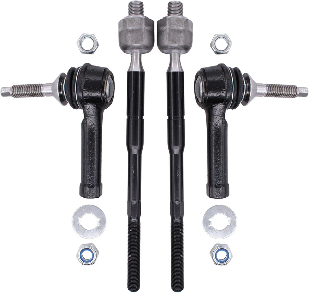 Inner and Outer Front Left Right Steering Tie Rod End Set for MKT 17-19