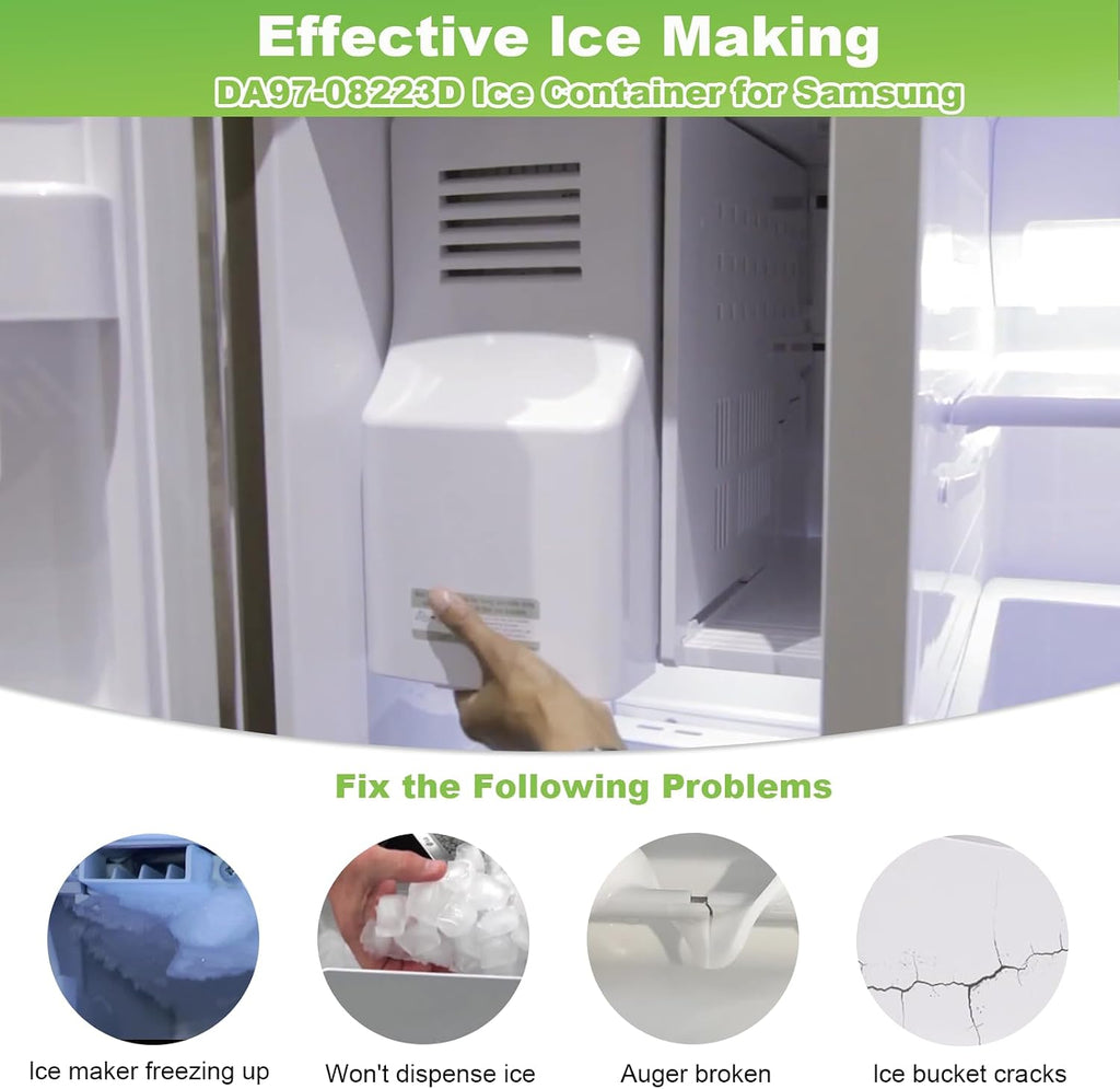 DA97-08223D Ice Bucket Assembly Compatible with Samsung Refrigerator