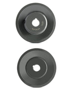 QWORK AK3558 Single Groove Web Sheaves, 3.55" OD 5/8" Bore V-Belt Sheave, A Belt Section, Cast Iron,for V-Belt