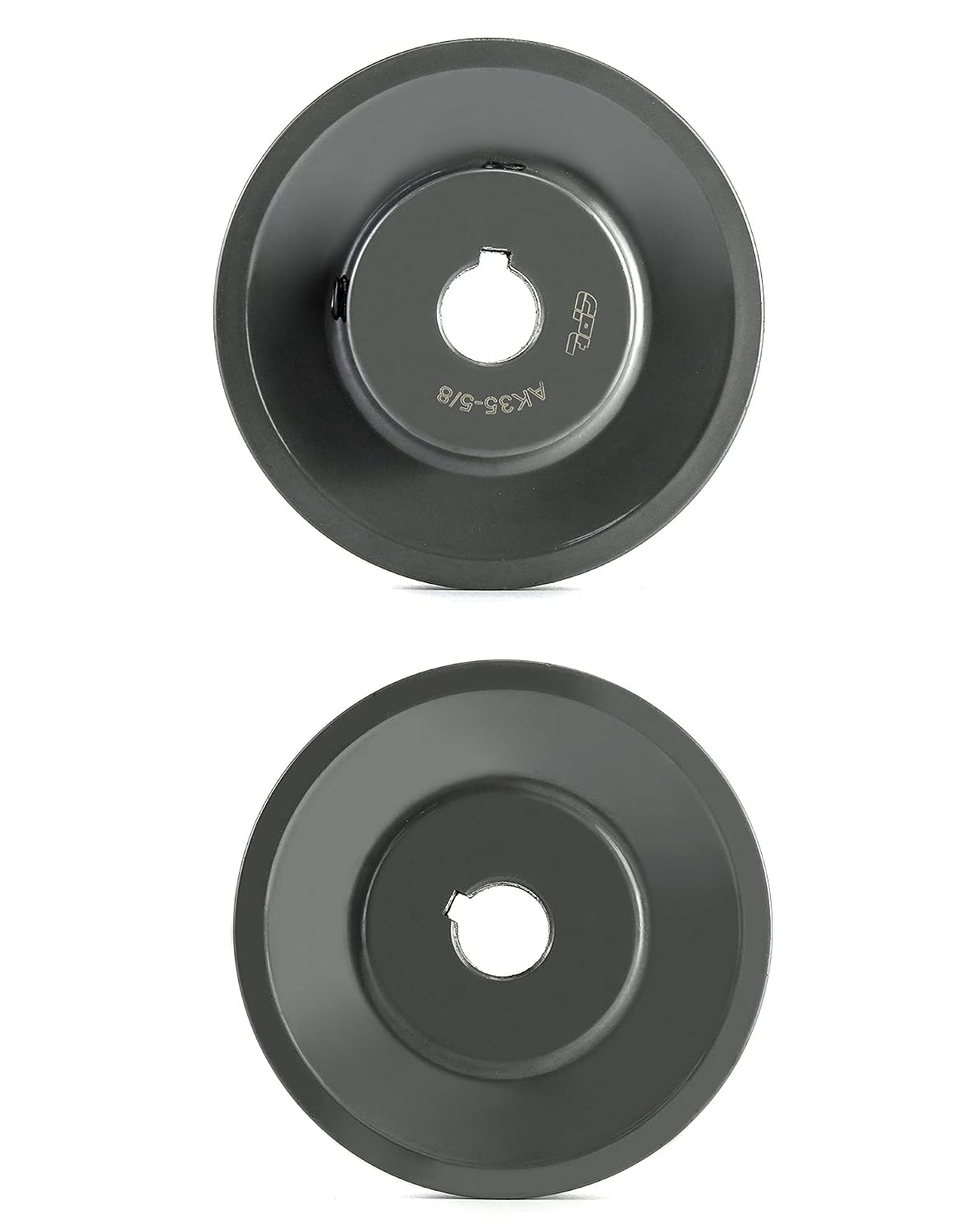 QWORK AK3558 Single Groove Web Sheaves, 3.55" OD 5/8" Bore V-Belt Sheave, A Belt Section, Cast Iron,for V-Belt
