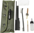 Funpower Rifle Gun Cleaning Kit Set Pistol Brushes Cleaner for 5.56mm .223 22LR .22 Cal