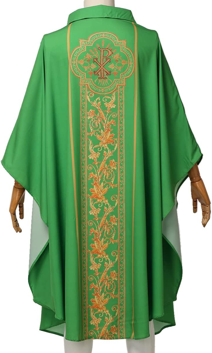 Celebrants Chasuble Mass Vestments Robe Costume