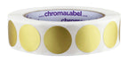 Gold Removable Dot Stickers, 1 Inch, 1000/Roll