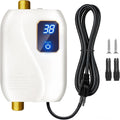 110V Tankless Water Heater Electric, 3000W Tankless Electric Water Heater Instant, Under Sink Water Heater with