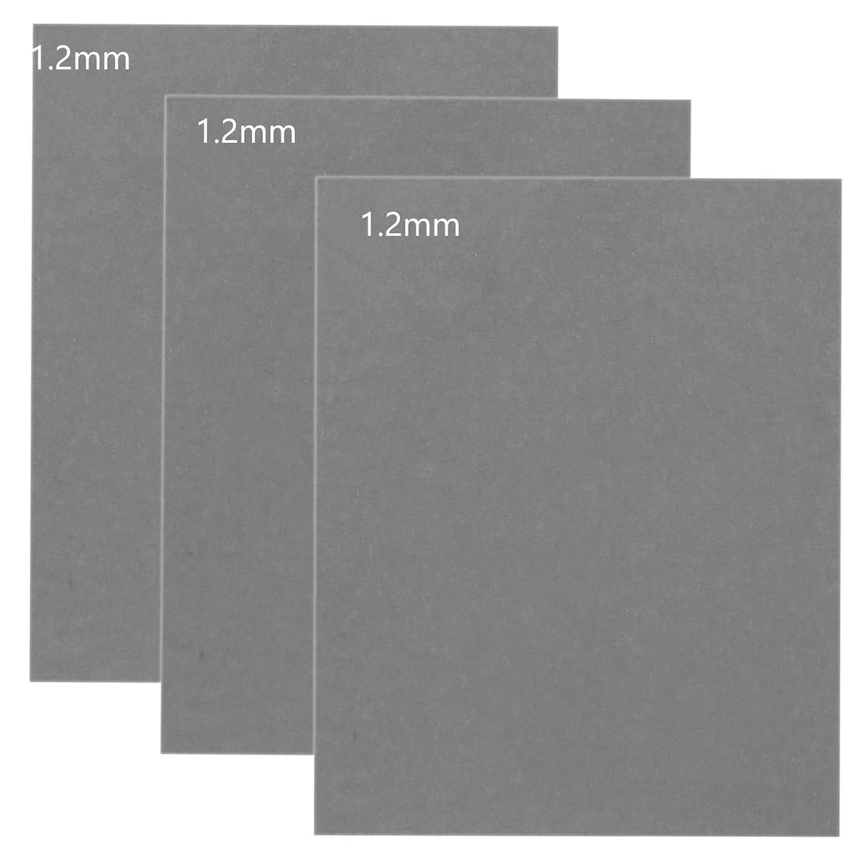 1.2mm 15"x11.8"Non Asbestos Gaskets Materials Sheet Set 3 Pack