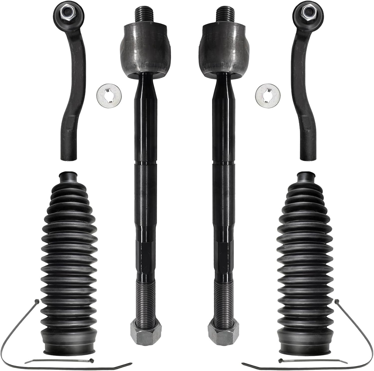 ASTARPRO - 6pc Front Tie Rods Kit Replacement for 04-10 Toyota Sienna