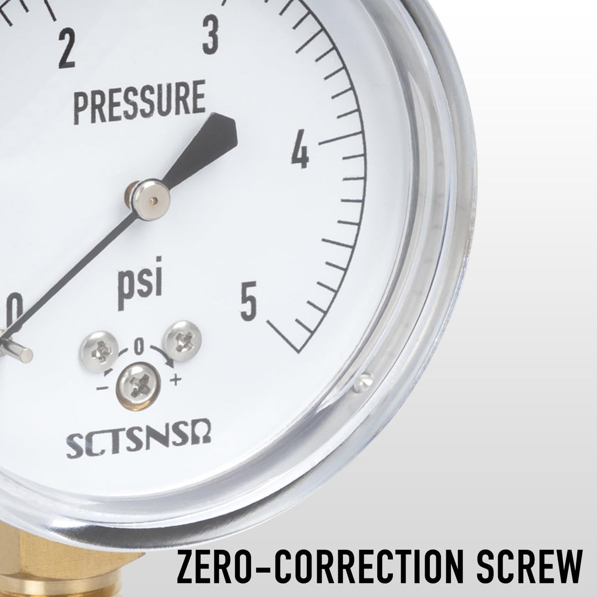 SCTSNSR 0 to 5 Psi Low Pressure Gauge, Capsule Measurement System
