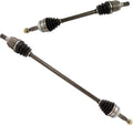 TRQ Front 2 Piece CV Axle Shaft Assembly Set