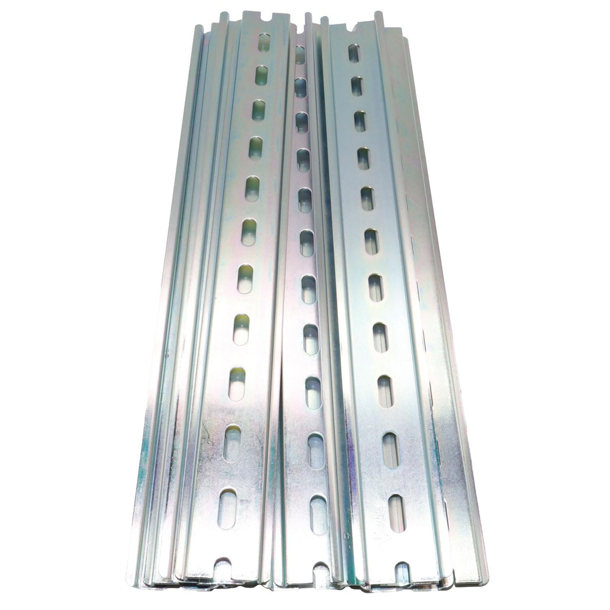 10 Pieces TS35/7.5 Slotted DIN Rail, 12" Long 35mm Wide 7.5mm High