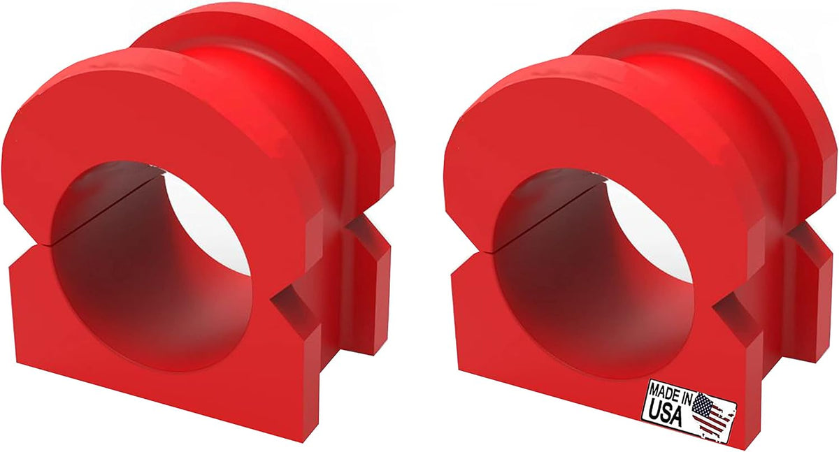 PAIR Front Sway Bar CODE RED EXTREME Bushing Kit FITS Escalade, Silverado, Avalanche, Suburban, Tahoe, Sierra, Yukon, 2007-2020 K200222 - Designed And Manufactured In USA, 36 MM Stabilizer Bar