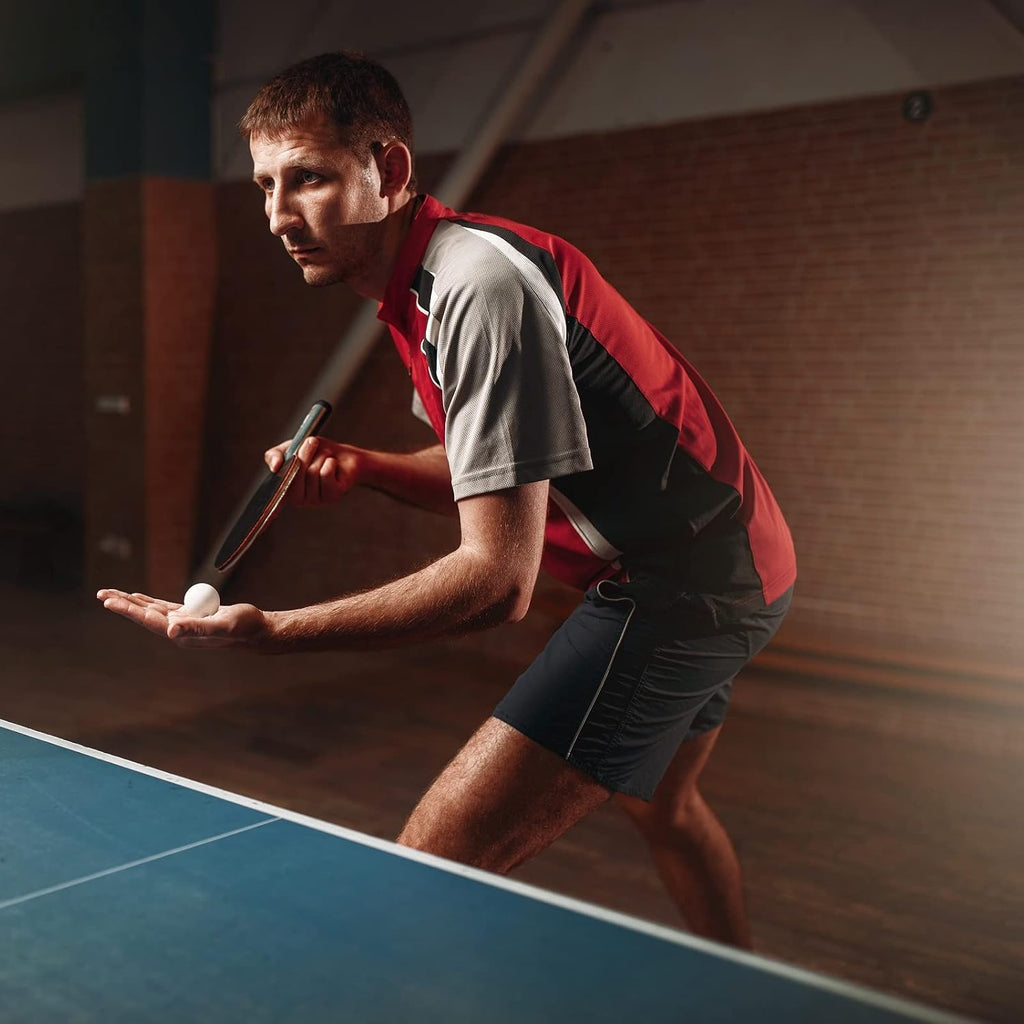 Ping Pong Net Table Tennis - Win SPORTS Paddle Set with Retractable Net,Play Anywhere Ping Pong Net for Any Table,2