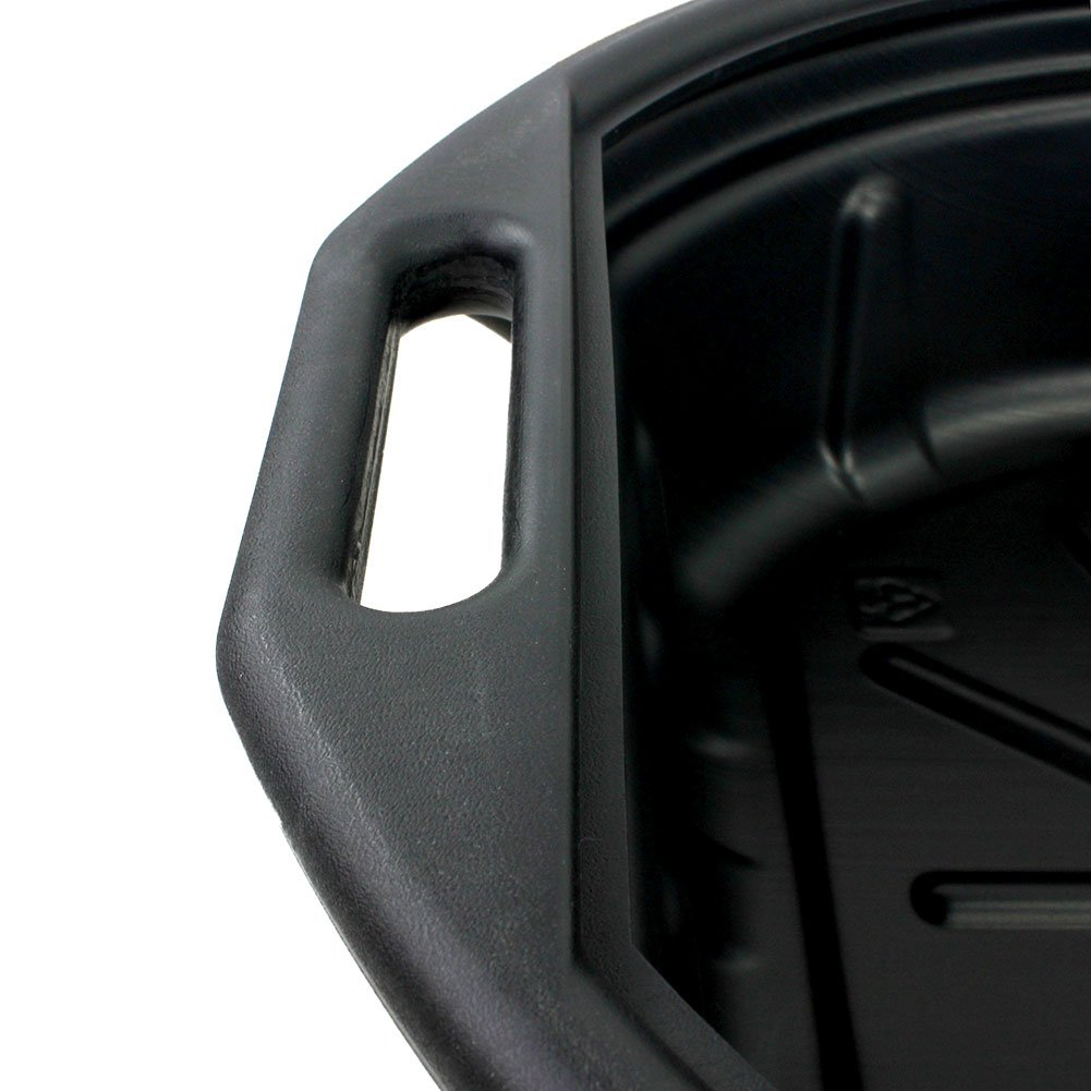 Capri Tools CP21024 Portable Oil Drain Pan, 2 gallon, Black