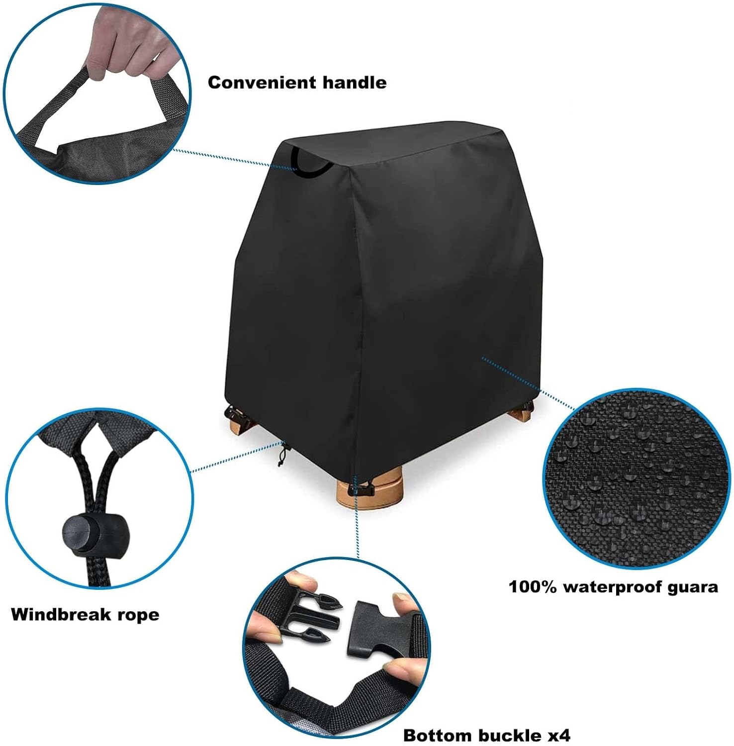 Kids Water Table Cover Fits Rain Showers Splash Pond Water Table for Toddlers, Waterproof Dustproof Outdoor Toys
