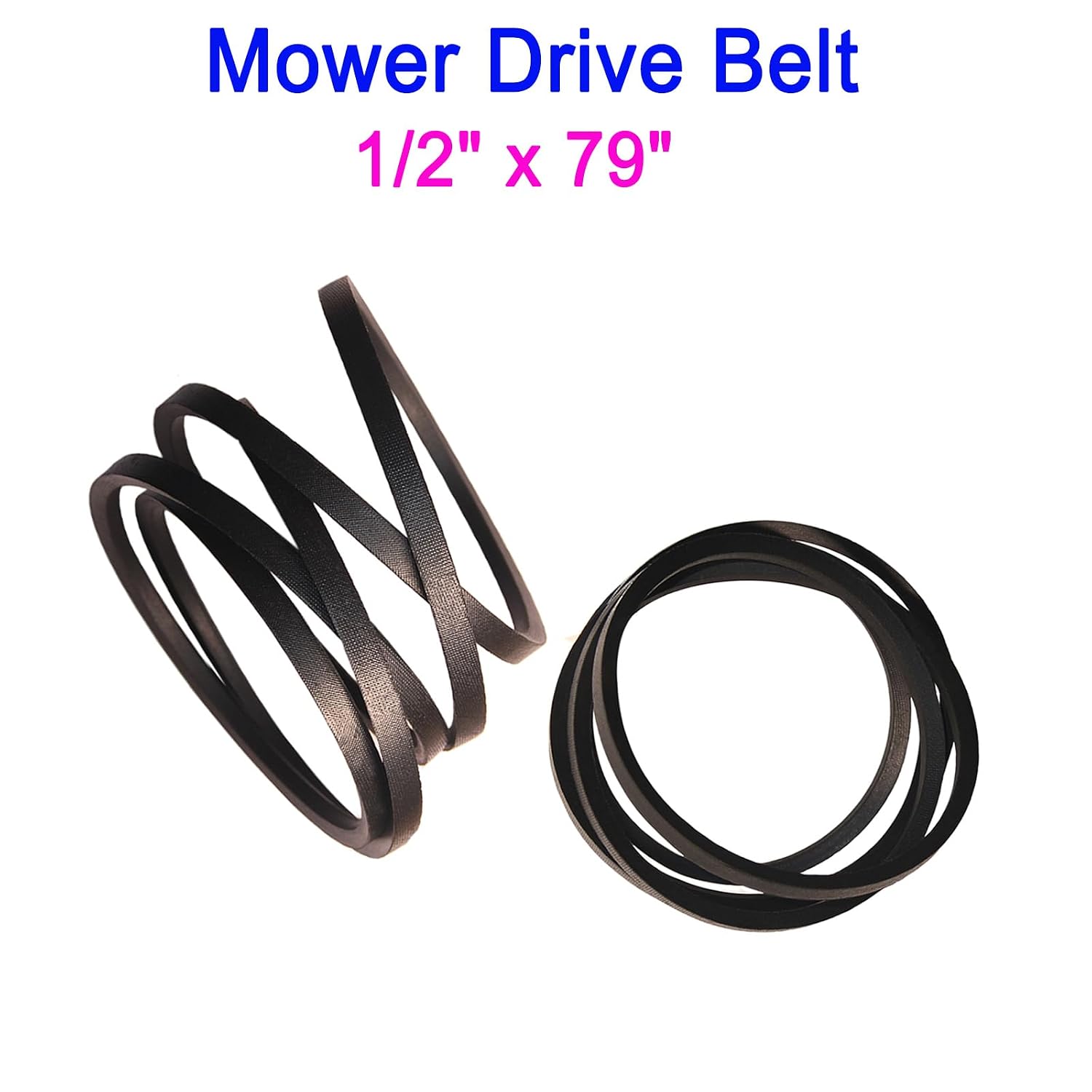 954-0349 754-0349 46 Inch Deck Belt Aramid Cord 79.1 Inch Replacement for Cub Cadet Troy Bilt MTD Toro Super Bronco
