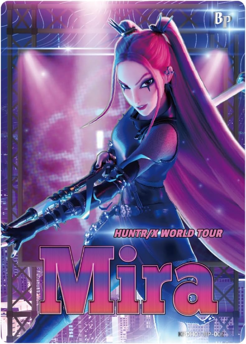 Kpop Demon Hunters Collectible Trading Cards, Energy Edition, Seris 1, Collector Box, 5 Packs | Collector Box