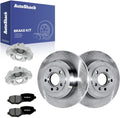 AutoShack Rear Brake Rotors Pads & Calipers for Ford Edge 2014 | 12.99" (330 mm) Brake Kit, direct-fit replacement
